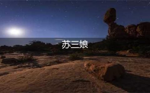 太平天国第一美女苏三娘，一位美貌与武功都堪称一流的太平军女将(苏三娘)