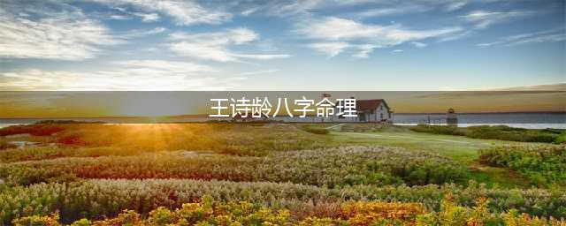 李湘女儿王诗龄命理简析(王诗龄八字命理)