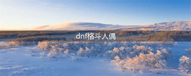 《DNF》人偶怎么买 人偶拍卖行购买方法教程(dnf格斗人偶)