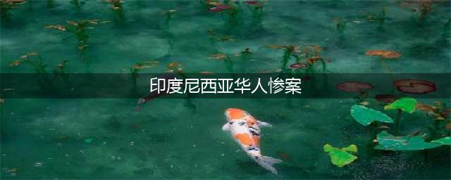 印尼屠华事件，10万华人妇女当街被侵犯，50万华人惨遭杀害(印度尼西亚华人惨案)