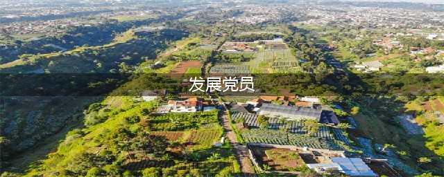 做好新形势下发展党员工作(发展党员)