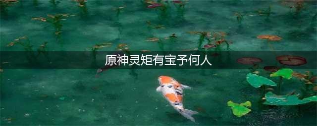 原神灵矩有宝予何人宝藏在哪里 灵矩有宝予何人获得宝藏任务攻略