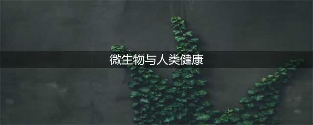 肠道微生物与人类健康(微生物与人类健康)