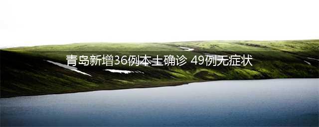 青岛新增34+63；多地确诊病例和无症状感染者行程轨迹公布......(青岛新增36例本土确诊 49例无症状)