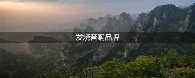 全球最奢侈的20个发烧音响品牌(发烧音响品牌)