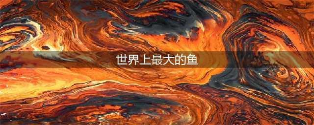 地球上最大的海洋生物排行榜, 蓝鲸仅排在第二(世界上最大的鱼)