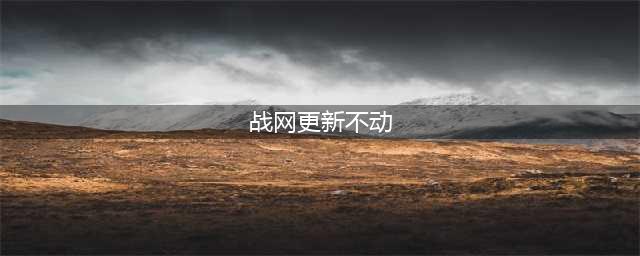 《COD16战区》战网不更新怎么回事 战网不更新解决方法教程(战网更新不动)