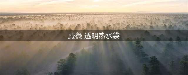 一个透明热水袋都能让戚薇上热搜！多少钱一个？(戚薇 透明热水袋)