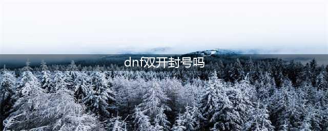 dnf多开会被制裁吗
