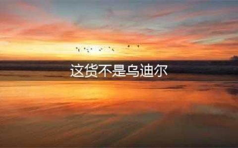《LOL》这货不是乌迪尔重做皮肤特效详解