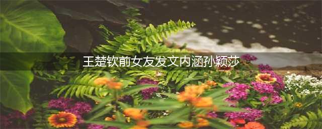 孙颖莎王楚钦恋情是真的么？王楚钦前女友曝光,长相甜美,白富美(王楚钦前女友发文内涵孙颖莎)