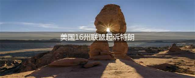 美国16州联名起诉特朗普(美国16州联盟起诉特朗)