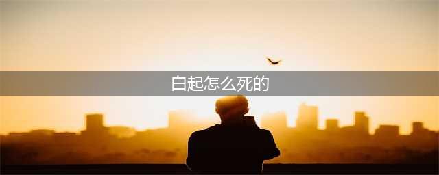 一代战神白起是怎么死的？说出来你不相信，很凄惨！(白起怎么死的)