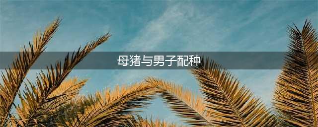 公猪和母猪的配种流程有哪些？公猪和母猪应该如何配种？(母猪与男子配种)