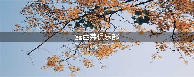 网文史话 | 露西弗俱乐部(露西弗俱乐部)