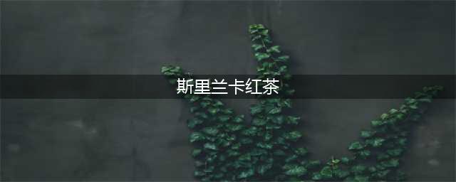 斯里兰卡红茶全攻略！(斯里兰卡红茶)