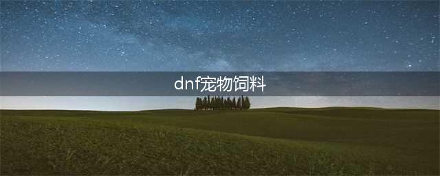 《DNF》勇士的宠物饲料礼盒介绍