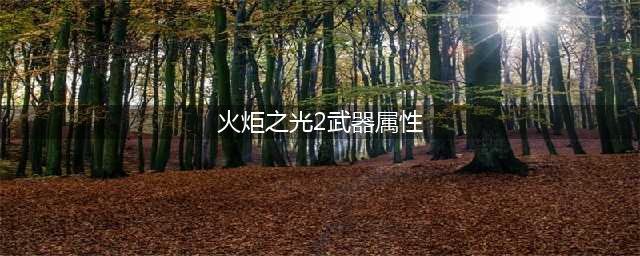 《火炬之光2》武器选择标准与属性加点建议 各类型技能详解(火炬之光2武器属性)