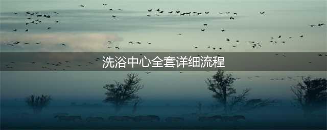 【重要】洗浴服务流程及操作标准(严格执行)(洗浴中心全套详细流程)