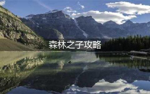 《森林之子》怎么通关 全通关流程攻略