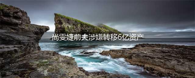 尚雯婕透露前夫被捕并转移数亿资产逃避责任，网友：不是什么好东西(尚雯婕前夫涉嫌转移6亿资产)