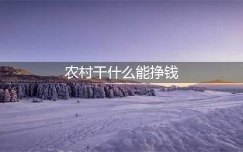 2022农村干啥最赚钱？这11个最适合穷人的致富项目，想白手起家的赶紧收藏起来！(农村干什么能挣钱)