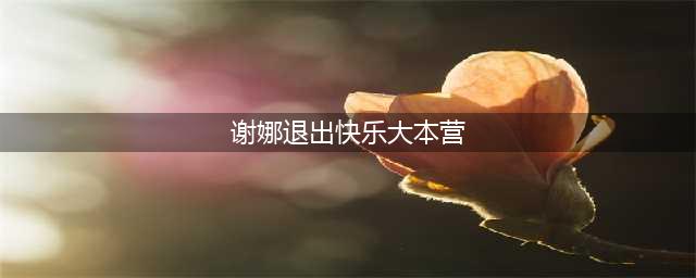 谢娜退出《快乐大本营》，她的束手无措，和周星驰相似(谢娜退出快乐大本营)