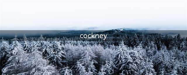 伦敦腔、牛津腔...最好听的7种英式口音，你喜欢哪种？(cockney)