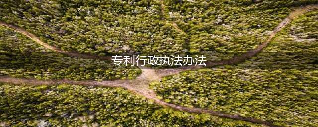 专利行政执法办法（2015修正）(专利行政执法办法)
