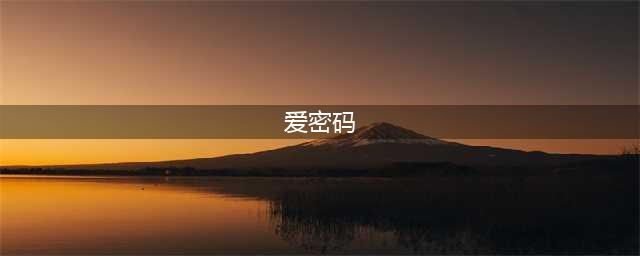 爱的五种密码(爱密码)