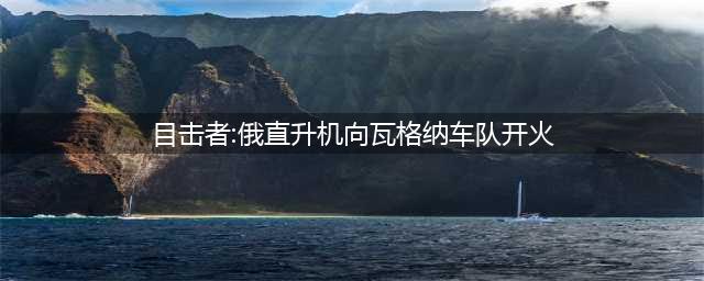 外媒：目击者称俄军直升机在高速公路上向“瓦格纳”车队开火，但无法证实(目击者:俄直升机向瓦格纳车队开火)