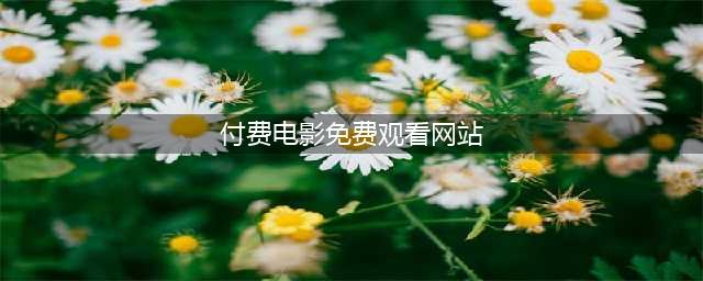 想看的电影要付费？付费电影免费看？收藏这3个影视网站(付费电影免费观看网站)
