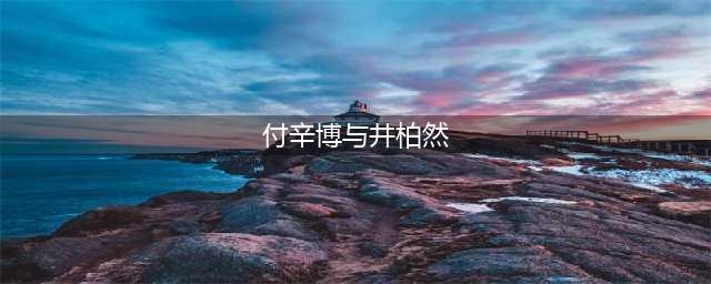付辛博井柏然怎么掰了，井柏然是不是Gay？爱过付辛博吗？(付辛博与井柏然)