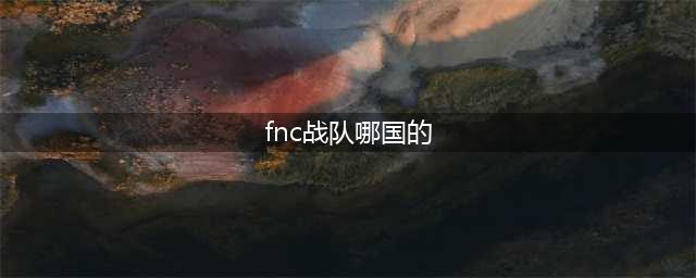 《LOL》S8总决赛FNC战队是哪个赛区的 FNC成员名单(fnc战队哪国的)