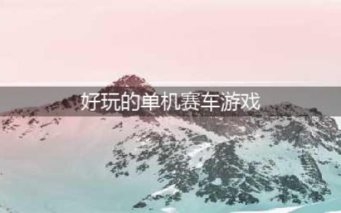 那些好玩的赛车单机游戏合集 盘点市面上好玩的赛车单机手游2022(好玩的单机赛车游戏)