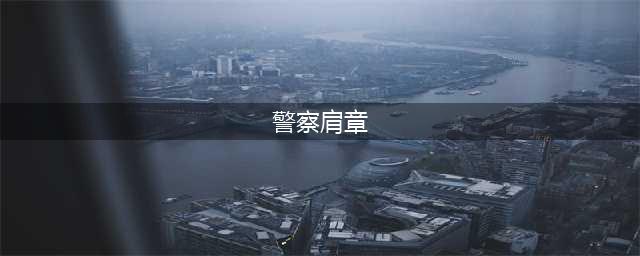 你知道人民警察的警衔怎么区分级别吗？（图）(警察肩章)