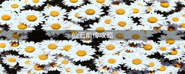 《仙剑奇侠传5前传》新手攻略 新手玩法心得分享(仙五前传攻略)