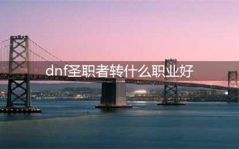 《DNF》女圣职者转职哪个职业厉害 女圣职者4职业选择推荐(dnf圣职者转什么职业好)