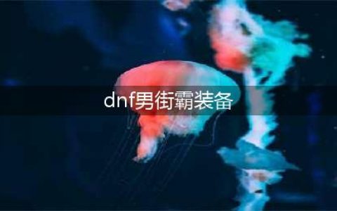 DNF110级机械战神男街霸毕业装备推荐(dnf男街霸装备)
