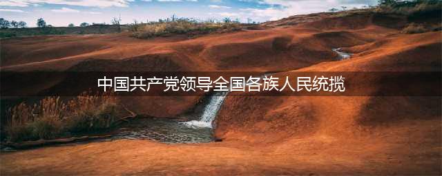 做到四个深刻领悟，增强学史明理的自觉性(中国共产党领导全国各族人民统揽)