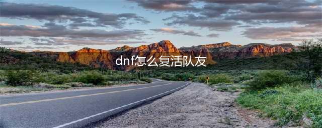 《dnf》奶萝怎么复活队友