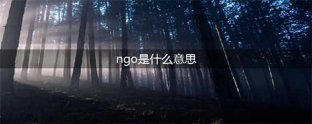 ​NGO、公益机构、慈善组织，一篇看懂它们的区别(ngo是什么意思)
