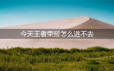 王者荣耀怎么进不去了？1月17日登不上去解决方法(今天王者荣耀怎么进不去)