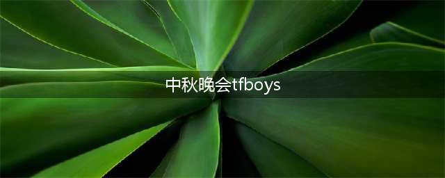 tfboys中秋晚会：三位成员各自上台表演，结果依然让人失望(中秋晚会tfboys)