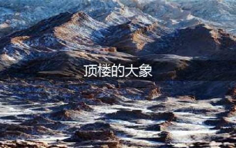 那些我们躲在宿舍偷偷看的电影，你看过几部？(顶楼的大象)