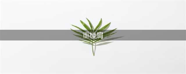 《新天龙八部手游》重楼肩膀怎么得 重楼肩获得方式介绍(重楼肩)