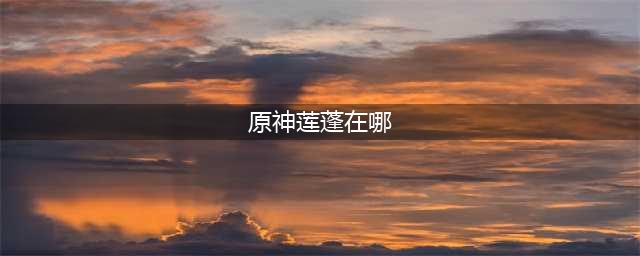 《原神》莲蓬采集位置 莲蓬分布一览