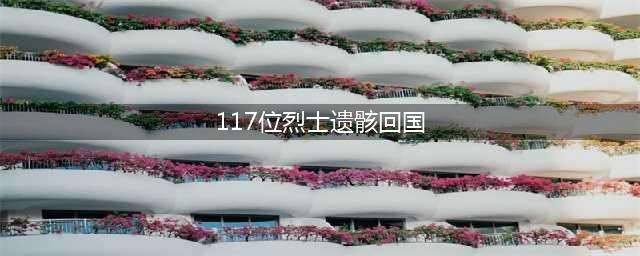 迎117位烈士遗骸回国，每一个细节都体现对烈士的尊崇(117位烈士遗骸回国)