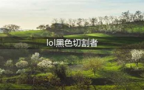 《英雄联盟》黑色切割者介绍