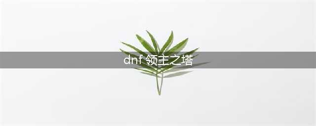 DNF领主之塔改版之后哪些装备值得兑换(dnf 领主之塔)